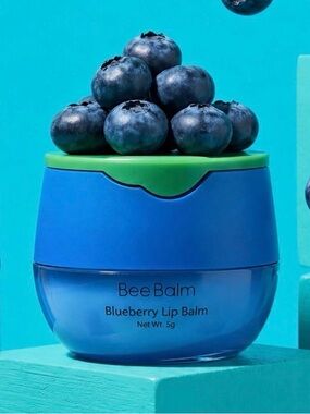 Limited Edition Bee Balm- Blueberry Lip Balm - Hydrating Blue Lip Care